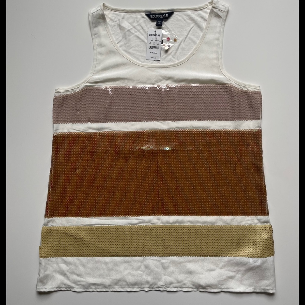 BNWT Express Sequin Tank